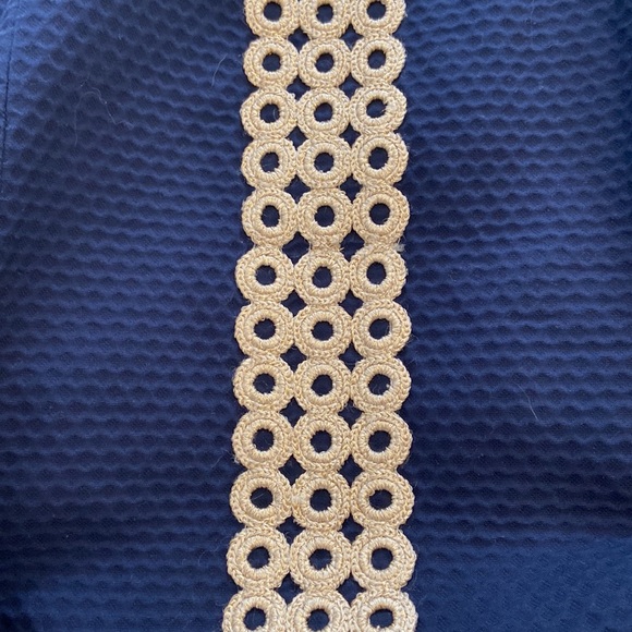 Lilly Pulitzer shift dress with gorgeous gold detailing excellent condition - Picture 11 of 12